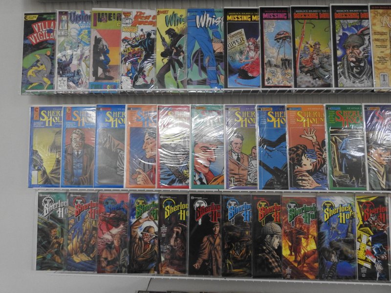 Huge Lot 130+ Comics W/ Sherlock Holmes, The Phantom,  Krull Avg VF Condition!
