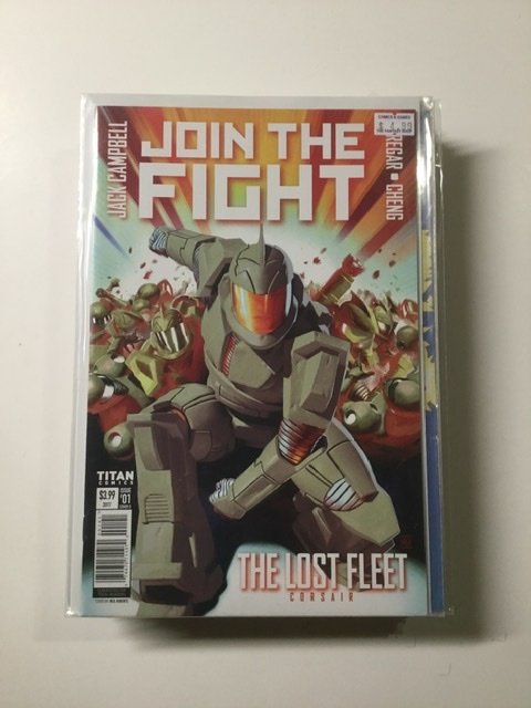 Join the Fight 1 Variant Near Mint Titan Comics HPA