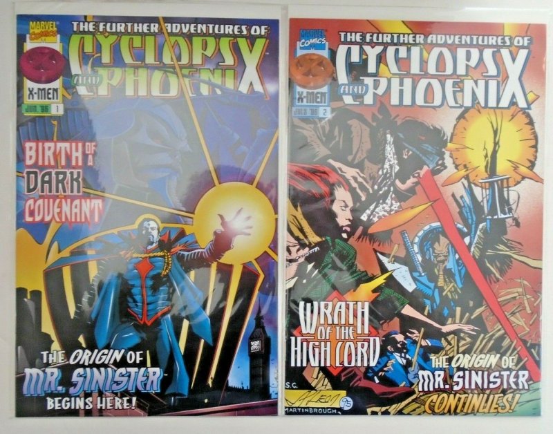 *Adventures of Cyclops & Phoenix 1-4, Further Adventures 1-4 (Marvel) 8 books