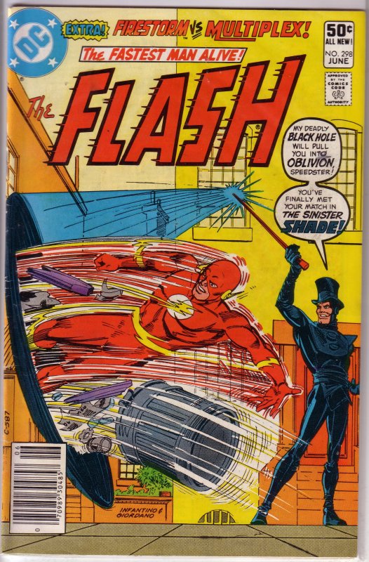 Flash   vol. 1   #298 VG Firestorm by Conway/Cowan, Bates/Infantino, Shade