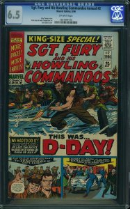 Sgt. Fury Annual #2 (1966) CGC 6.5 FN+