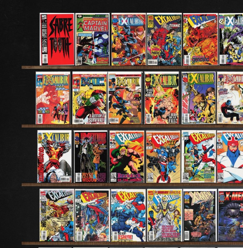 Huge Lot 150+ Comics with Excalibur, X-Men, X-Men: Legacy & More!