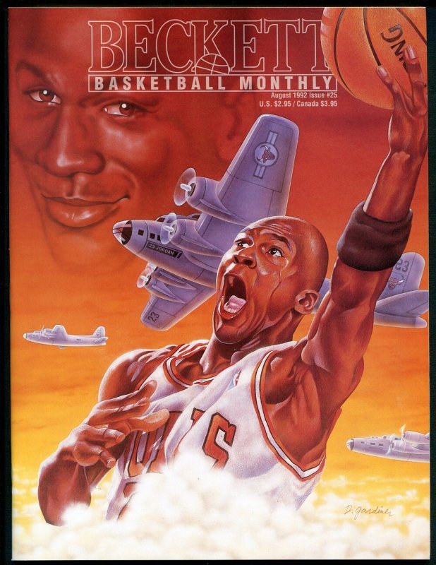 Beckett Basketball Monthly #25 ( NM )  Michael Jordan / August 1992