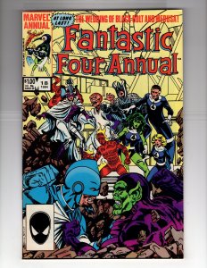 Fantastic Four Annual #18 (1984) Black Bolt Medusa Wedding John Byrne! / MC#54