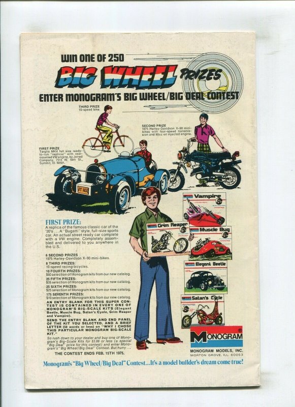 FLASH #230 (7.0) *FISHERMAN* FIRE DEMON 1974