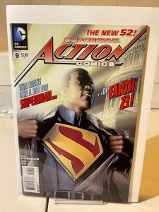 Action Comics #9 (2012)  New 52!  1st appearance of Calvin Ellis Superman!