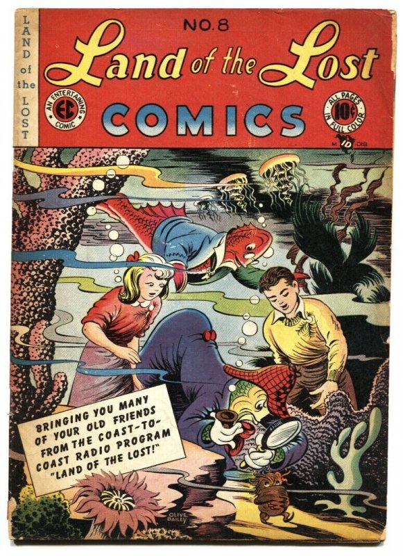 Land of the Lost #8 1947-MOON GIRL #1 ad-EC comic book