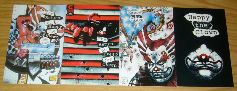 Happy the Clown #1-2 VF/NM complete series + the return #1-2 david mack caliber