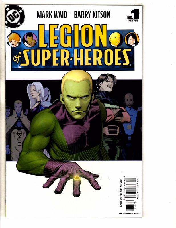 Lot Of 6 Legion Of Super-Heroes DC Comic Books # 1 2 3 4 5 6 Batman Flash J262