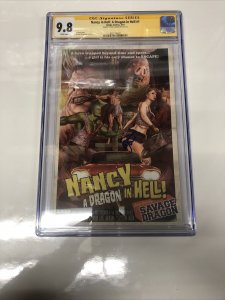 Nancy In Hell : A Dragon In Hell (2014)#1 (CGC 9.8) Signed Erik Larsen Census=1