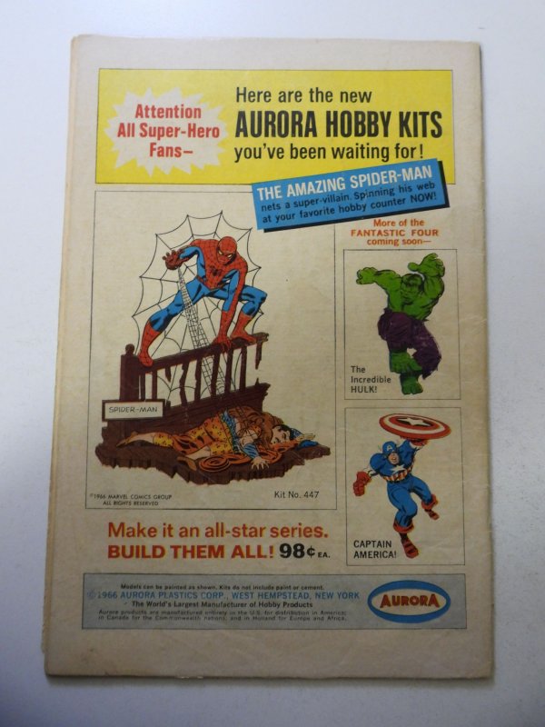 Tales of Suspense #85 (1967) GD/VG Condition 1 1/2 Spine Split