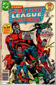 JUSTICE LEAGUE OF AMERICA 141 VG April 1977