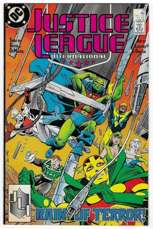 Justice League International #14 Direct Edition (1988)