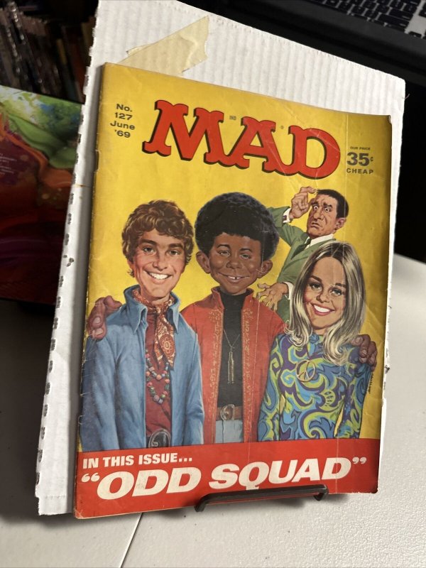 MAD Magazine #127 June 1969 In This Issue Odd Squad Lose Front Back Covers