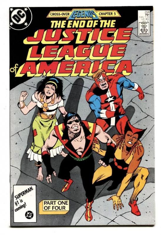 JUSTICE LEAGUE OF AMERICA #258, VF+, Legends, DC 1987 more DC in store 