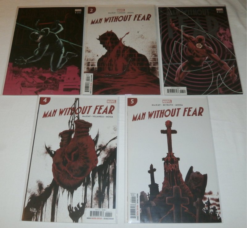 Man Without Fear (2019) #1-5 (complete set) Daredevil MacKay/Landini/Beyruth