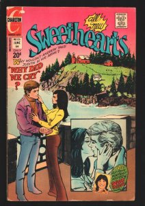Sweethearts #125 1972-Charlton-David Cassidy pin-up page-Spicy poses-love tri...