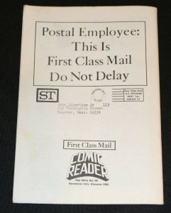 1974 August The Comic Reader Fanzine #109 Incredible Hulk #181 Issue FVF