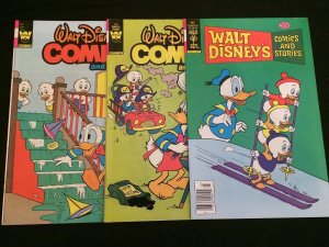 WALT DISNEY'S COMICS AND STORIES #462, 486, 491