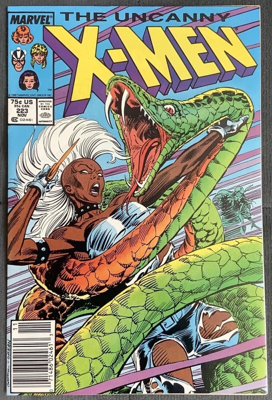 Uncanny X-Men #223 Newsstand Edition (1987, Marvel) NM+