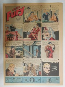 Miss Fury Sunday by Tarpe Mills from 3/22/1942 Size: 11 x 15  Very Rare Year #2