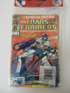 The Transformers #1-3 (1984) sealed poly bag!