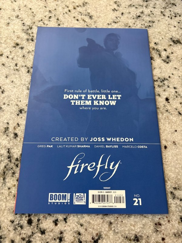 Firefly # 1 NM Harvey Variant Cover 2020 Boom Studios Comic Book 1st Prnt 1 J436