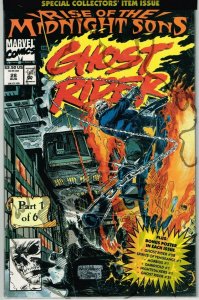 Ghost Rider #28 (1990) - Polybagged *1st Appearance Midnight Sons* 