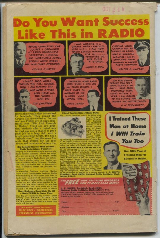 Famous Funnies #124 1944-Buck Rogers-Scorchy Smith-Steve Roper-Dickie Dare-G