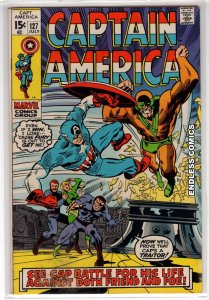 • Captain America #127 (1970) Early Bronze / NSC•NB2