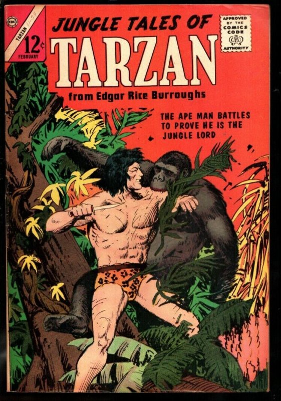 Jungle Tales of Tarzan #2 1965-Charlton-Sam Glanzman art-Edgar Rice Burroughs-VF