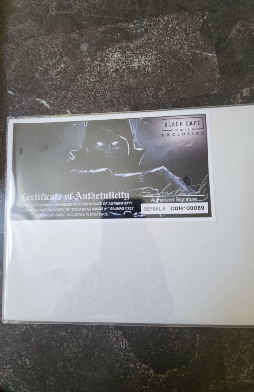 COLD DEAD HANDS #1 WITH COA
