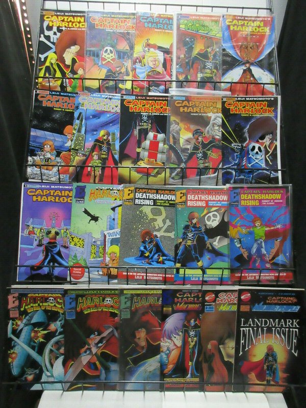 Captain Harlock (Eternity 1988) Lot of 21Diff Based on Mastumoto Anime!