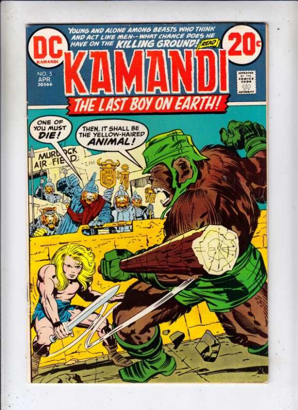 Kamandi the Last Boy on Earth #5 (Apr-73) VF+ High-Grade Kamandi