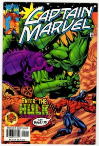 CAPTAIN MARVEL #2 (NM) Hulk App! No Resv! 1¢ Auction!