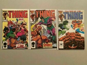 Thing comic near set 35 different from #1-36 missing #35 avg 7.0 FN VF (1983)