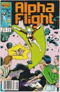 6 Alpha Flight Marvel Comic Books # 42 43 45 46 47 77 X-Men Sentinels EP3