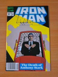 Iron Man #284 Newsstand Variant ~ VF - NEAR MINT NM ~ 1992 Marvel Comics