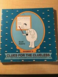 Clues for the Clueless Dogbert by Scott Adams Book Office Humor Parody MFT2