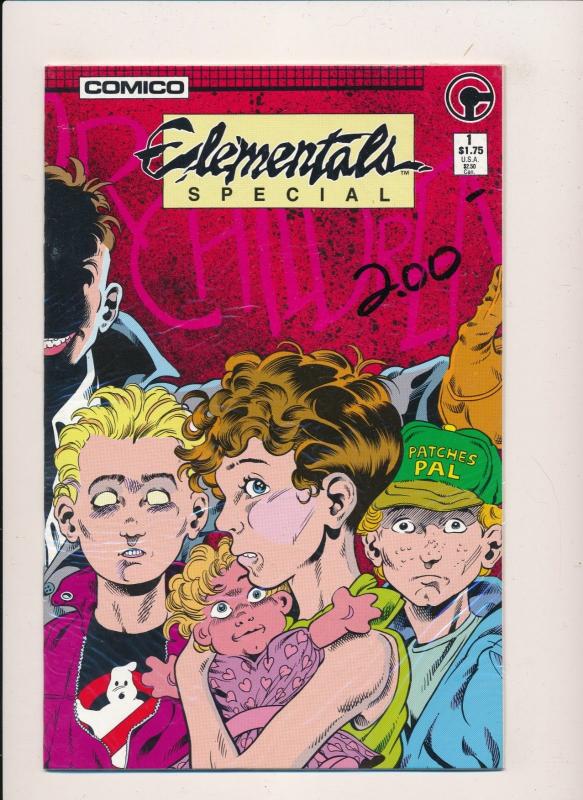 Comico Lot of 10 Comics! ELEMENTALS#1-5, #7-8,#10-11,#18 VERY FINE (HX869) 