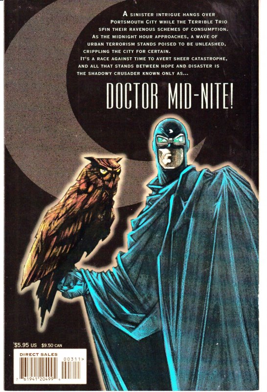 Doctor Mid Nite(mini-series, 1999)#2   Grendel Creator updates for 90s !