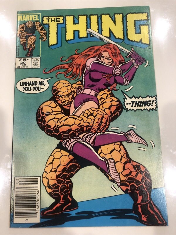 The Thing (1984) # 20 (NM) Canadian Price Variant • CPV • John Byrne • Marvel