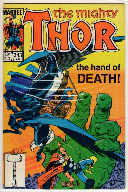 Thor #343 Direct Edition (1984) 7.0 FN/VF