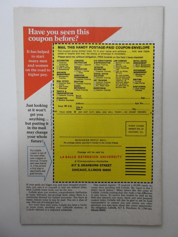 Supernatural Thrillers #3 (1973) VF- Condition!