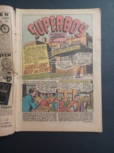 Superboy #49 - Curt Swan cover -  1st Metallo (Jor El's robot) - 1956 - FR