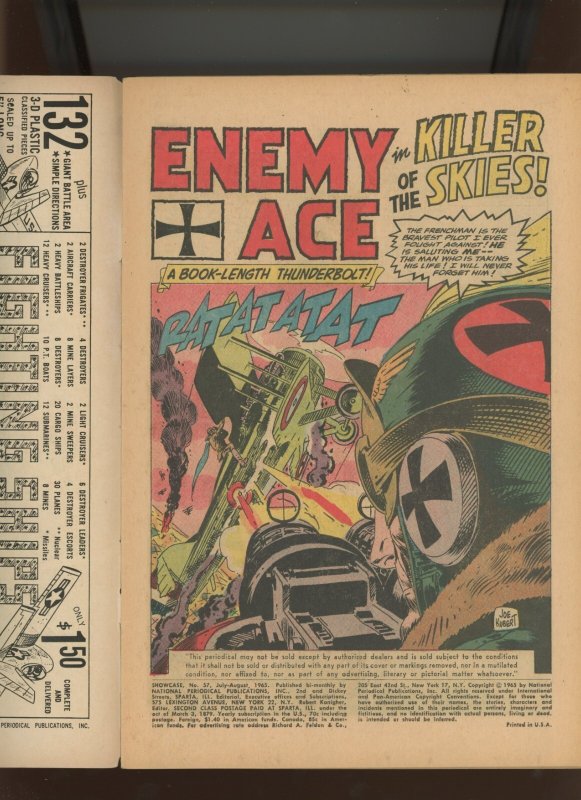 (1965) Showcase #57: SILVER AGE DC! KEY ISSUE! WE COMBINE SHIPPING! (2.0/2.5)