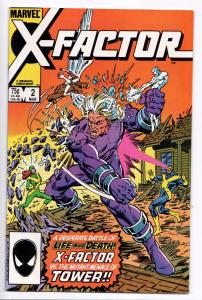 X-Factor #2 - 1st Appearance Of Tower (Marvel, 1986) - NM