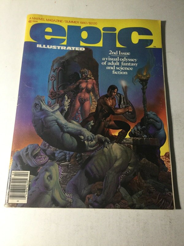 Epic Illustrated 2 Vg Very Good 4.0 Bottom Middle Staple Detached Marvel