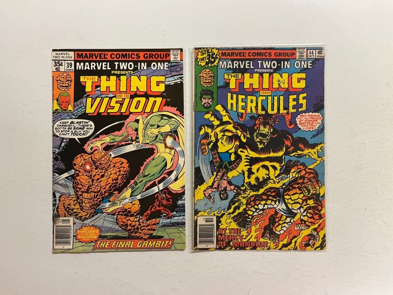 3 Marvel Two In One Marvel Comics Books #36 39 44 12 JW11