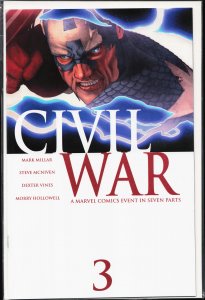 Civil War #3 (2006) Captain America [Key Issue]